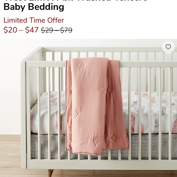 pottery barn crib sheets